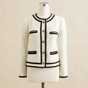 J.Crew Fanfare jacket in felted wool size 0